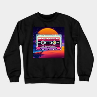 IEM Radio Design Retrowave Mix Tape Synthwave Radio Crewneck Sweatshirt